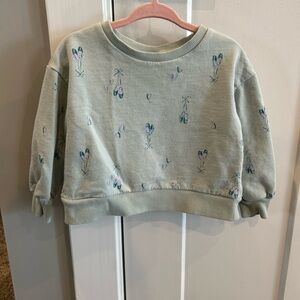 Carter's Mint Green Ballet Sweatshirt with Pink Accent